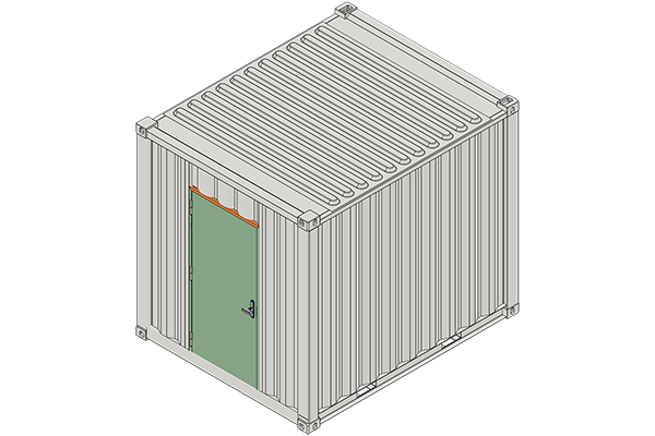 Металлические контейнеры для помещения