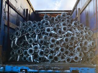 Трубы ПНД с БРС типа BAUER для  устройства полива виноградников.