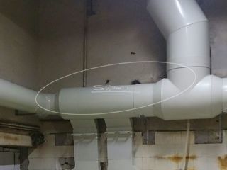 Вентиляционная система из полипропилена с муфтовым соединением