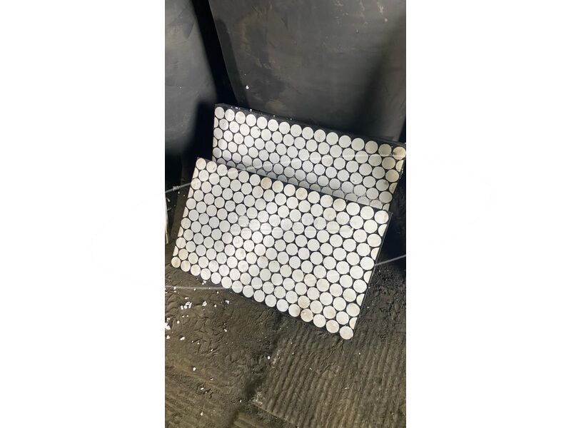 Резино-керамическая футеровка течек дробилок на предприятии цветной металлургии.