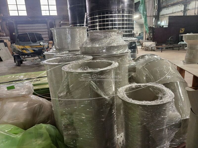 Промышленная система вентиляции для гальванического цеха на предприятии разработки деталей для оборонной промышленности 