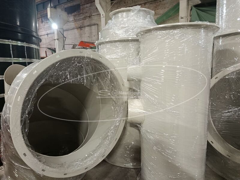 Промышленная система вентиляции для гальванического цеха на предприятии разработки деталей для оборонной промышленности 